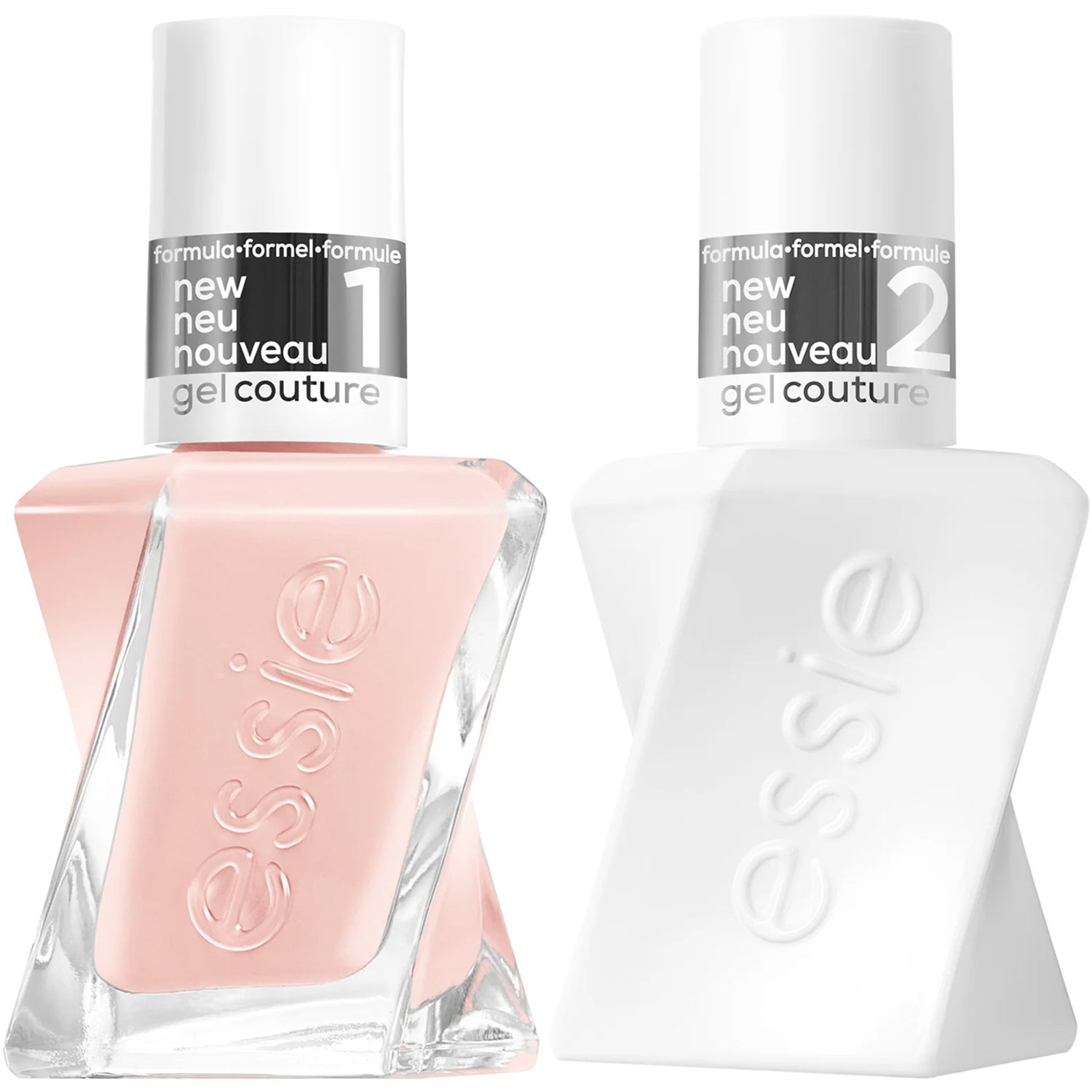 Essie Gel Couture Top Coat + Fairy Tailor 40