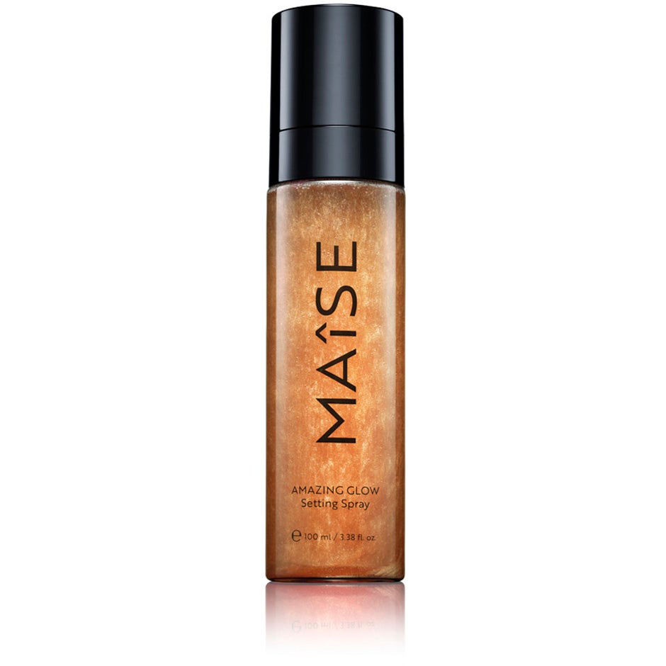 MAÎSE Cosmetics Amazing Glow Setting Spray Bronze puder, rouge & highlighter dam – bild 2