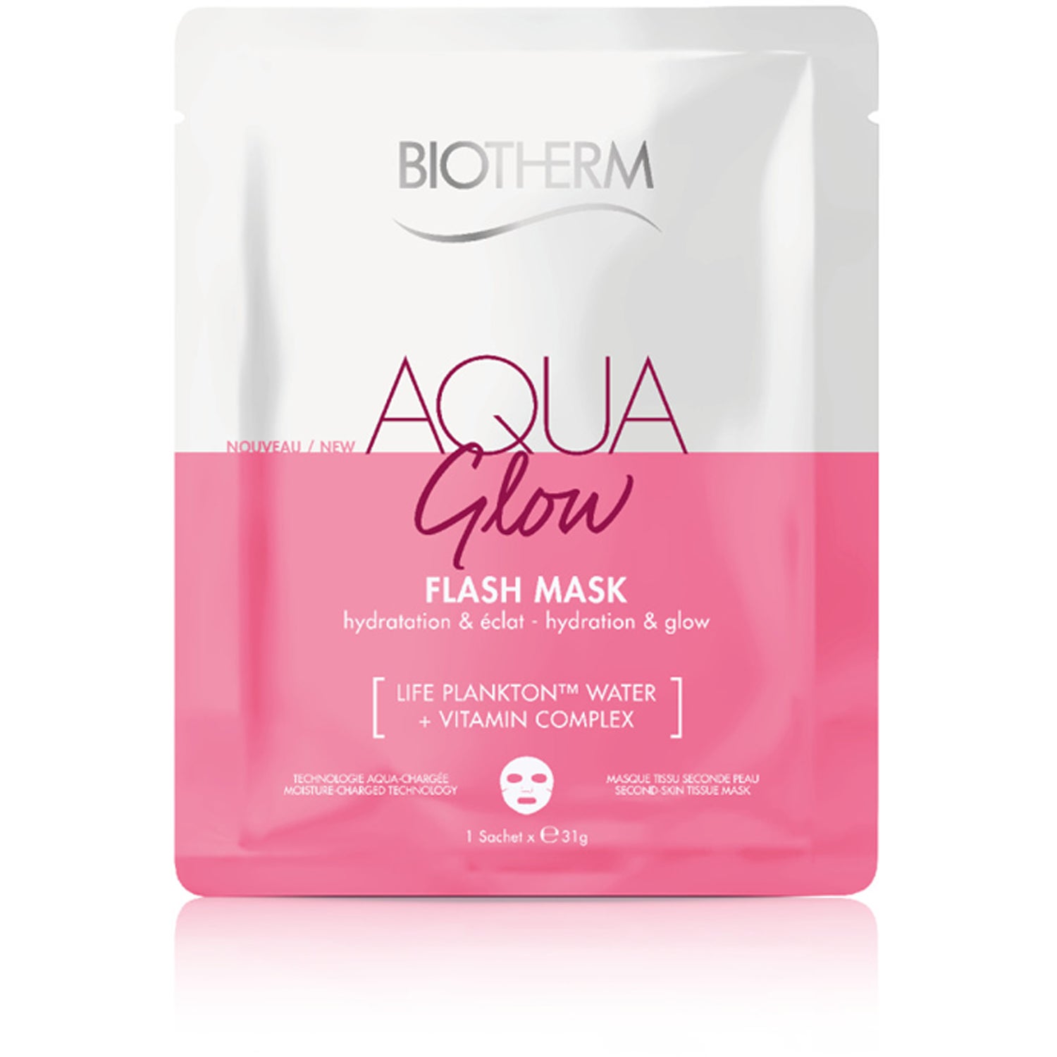 Biotherm Aqua Glow Flash Moisturizing Mask (1 pcs)