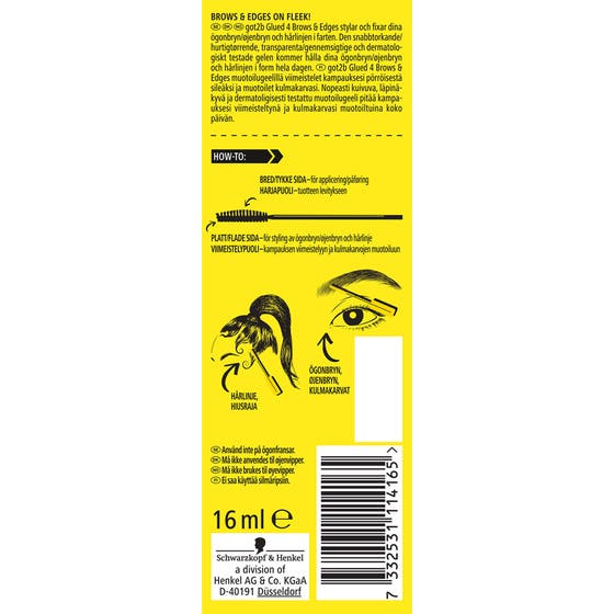 Glued 4 Brows & Edges