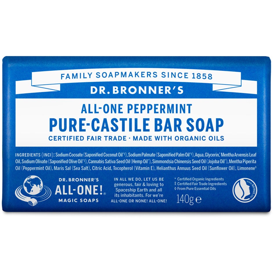 Dr. Bronner's Bar Soap Peppermint 140 g