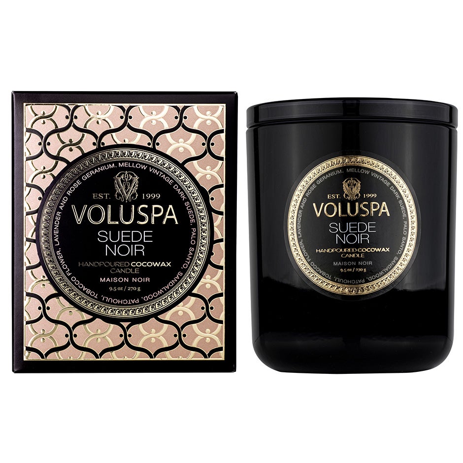 Voluspa Classic Boxed Candle Suede Noir 269 g