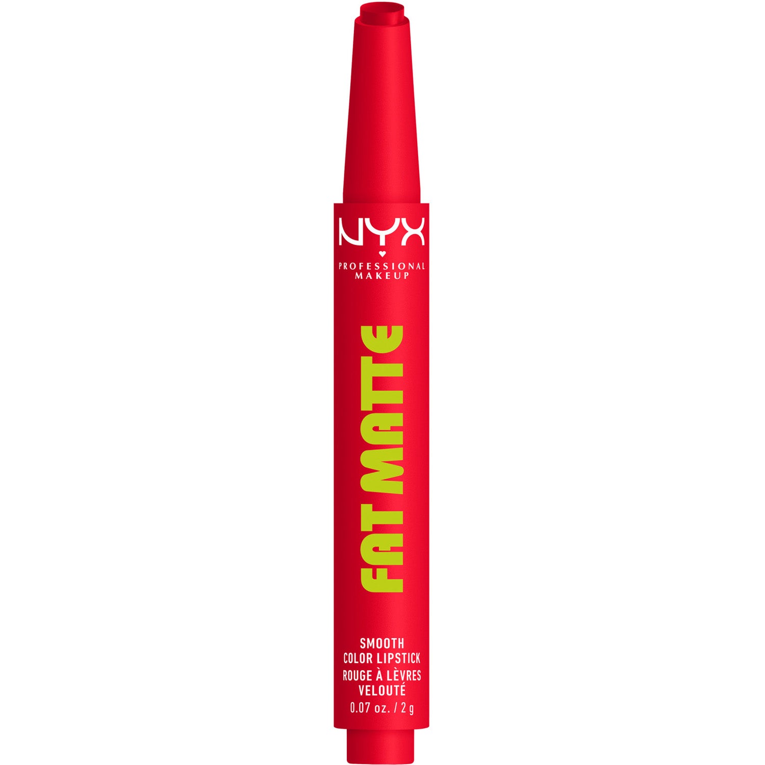 NYX Fat Matte Läppstift #fuzzy Flame 2 gr läppsmink dam – bild 8