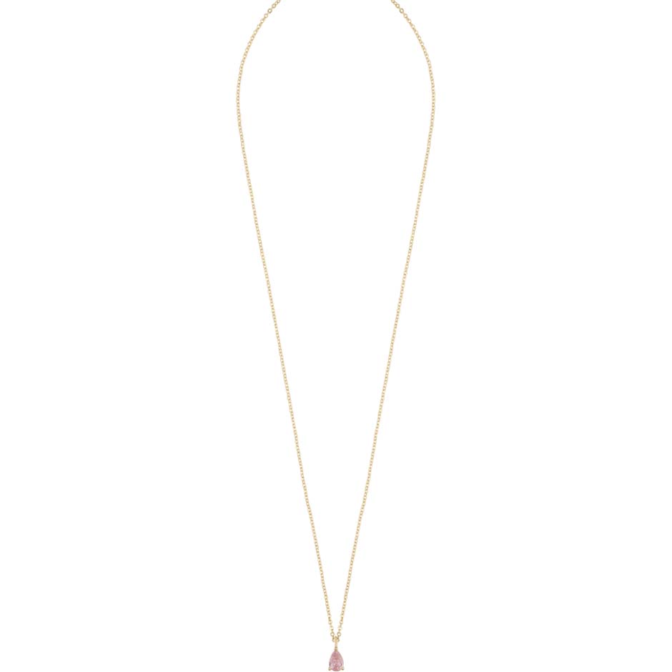 Nuit drop pendant neck 42 gold/pink