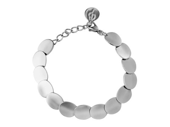 Pebble Steel Armbånd