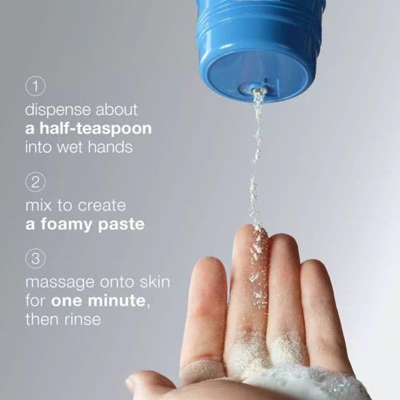 Dermalogica Daily Milkfoliant 74 g beroligende peeling viser før og etter-bilder med klinisk dokumentert jevnere hud.