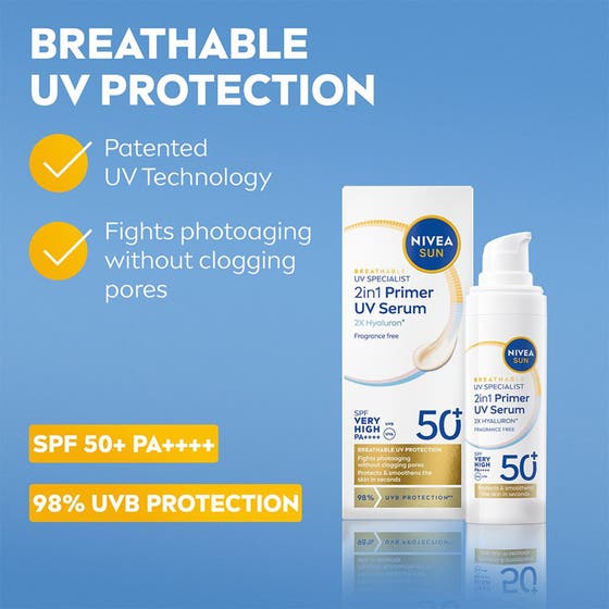 Sun UV Face 2in1 Daily Serum SPF50+