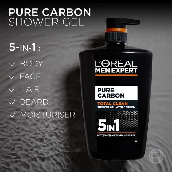 Men Expert Pure Carbon Shower Gel