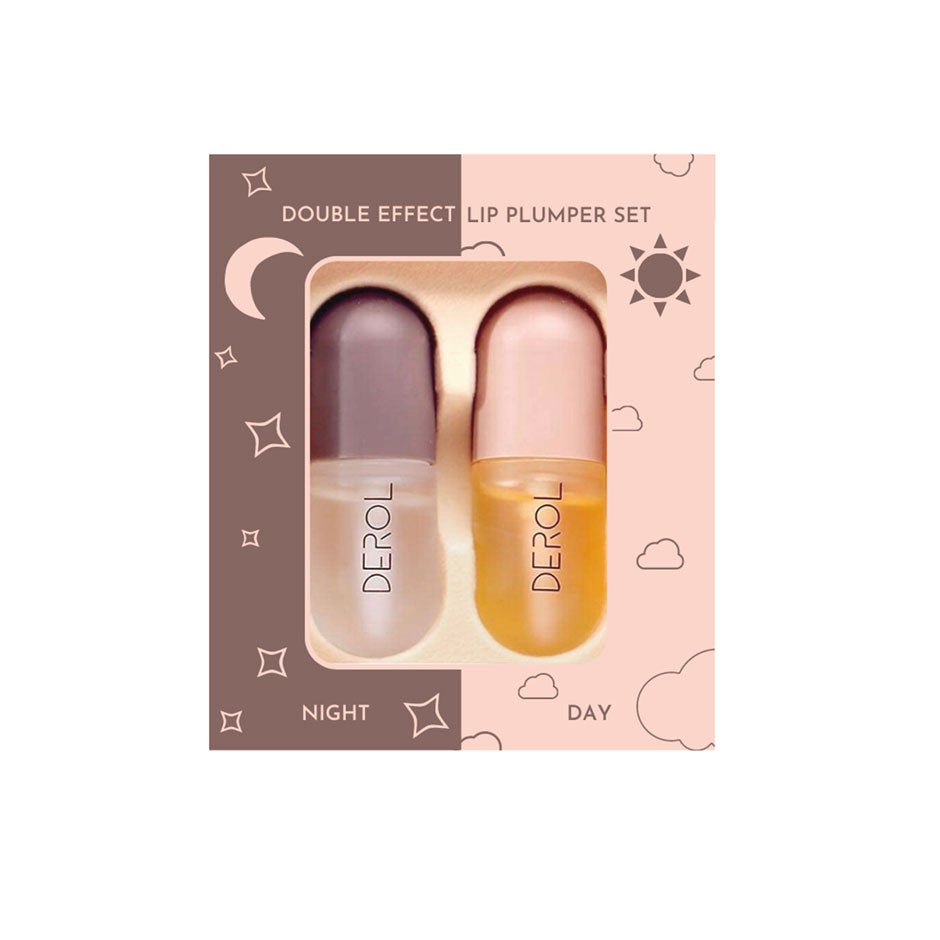 Derol Day & Night Lip Plumper Duo Set 11 ml