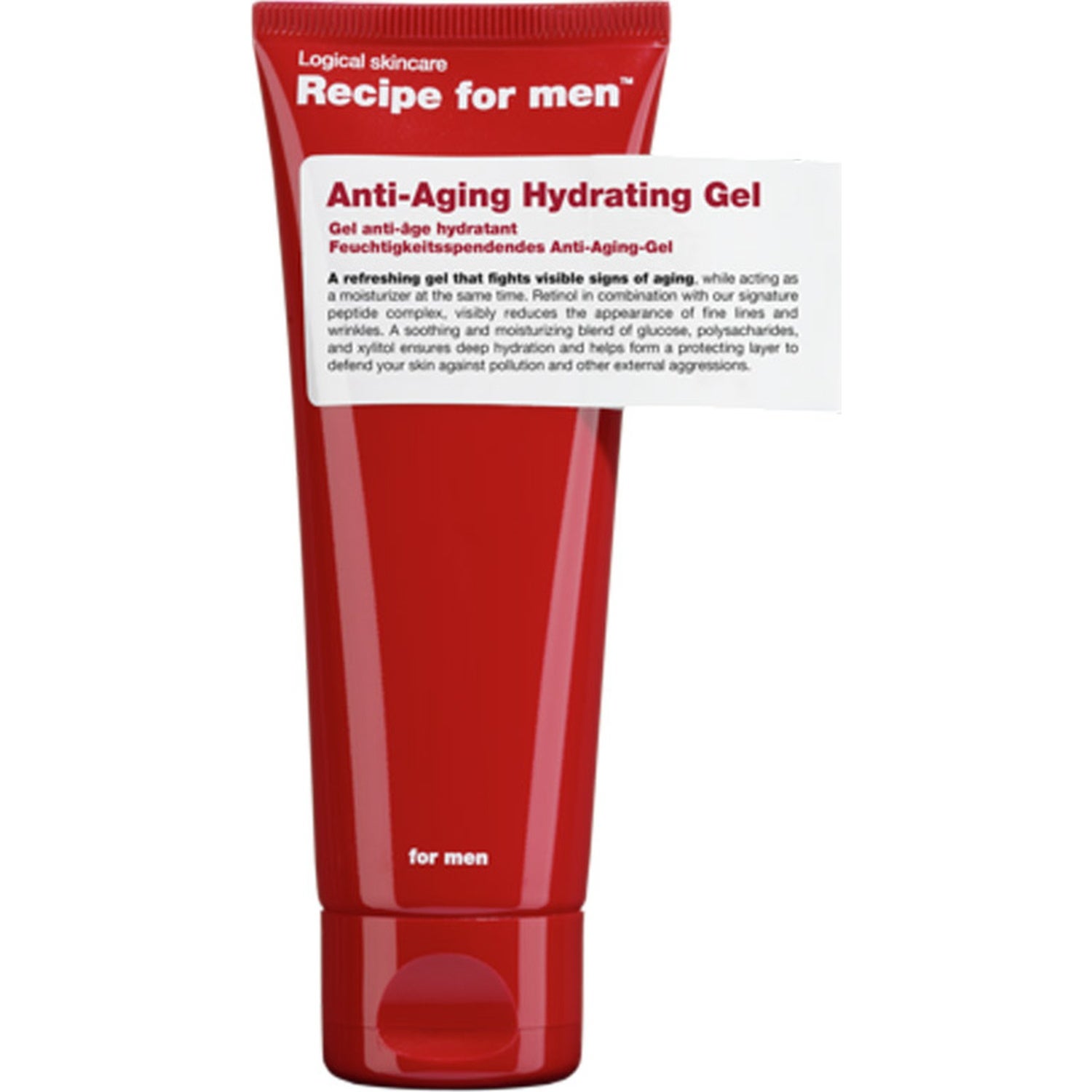 Recipe for men Anti-Aging Hydrating Gel ansiktskräm & serum dam – bild 9