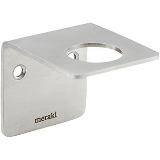Wall Bracket Brushed Silver Finish