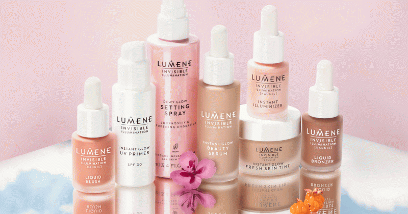 Täydellinen meikki Lumene-tuotteilla: Säihkyvän hehkuva look, joka kestää koko päivän ja illan!