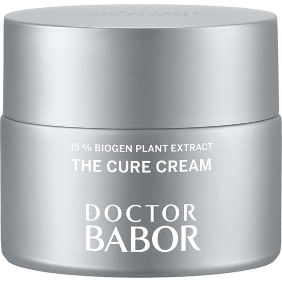 Doctor Babor The Cure Cream 50 ml regenererende ansiktskrem i en matt sølvfarget krukke med hvit skrift
