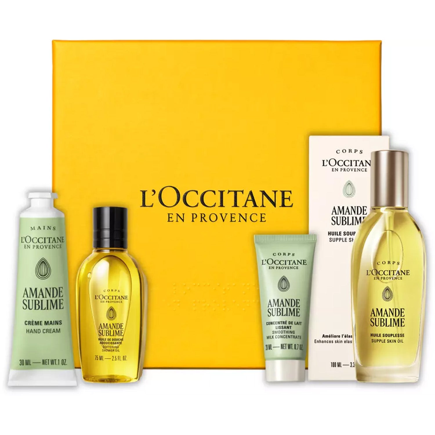 L'Occitane en Provence Almond Body Gift Set 4 pcs billede