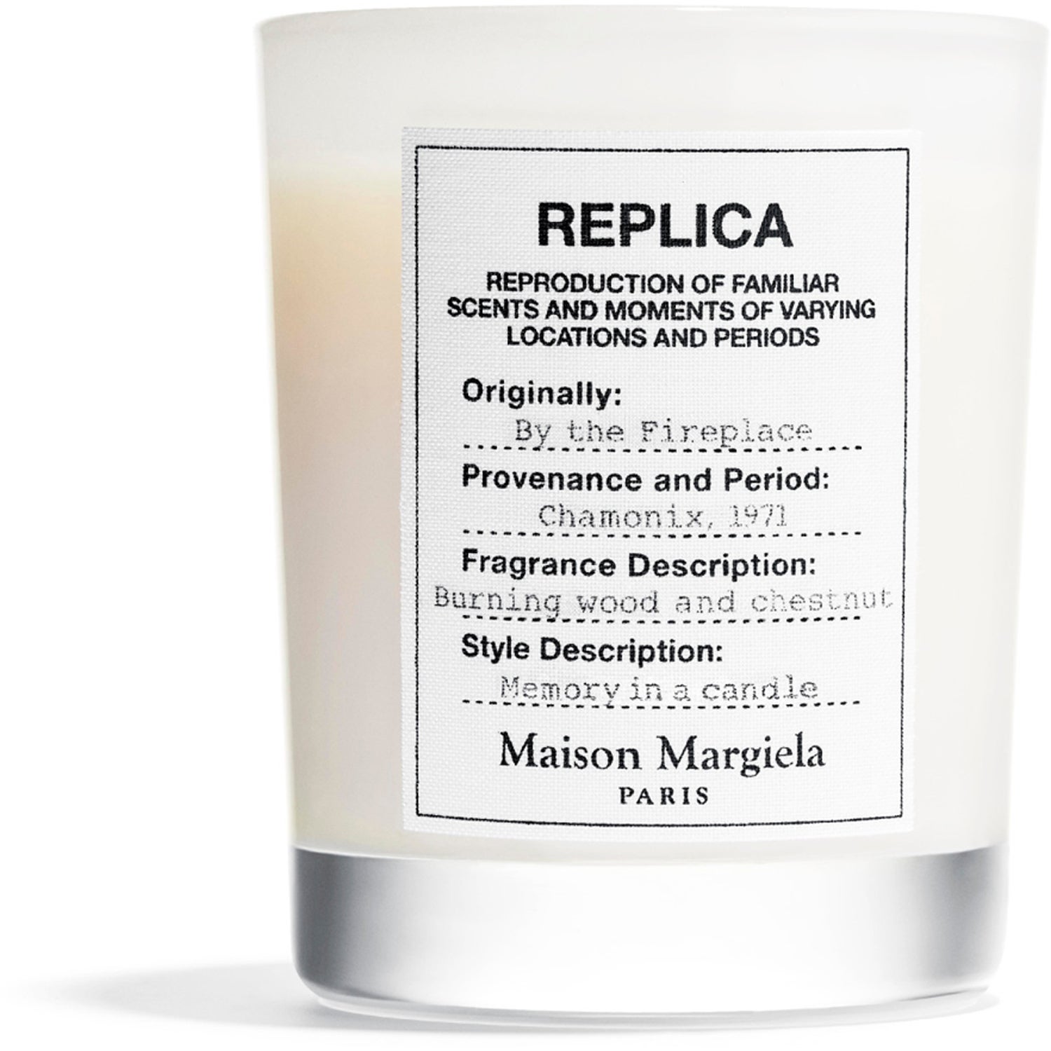 Maison Margiela Replica By The Fireplace Candle 165 g billede