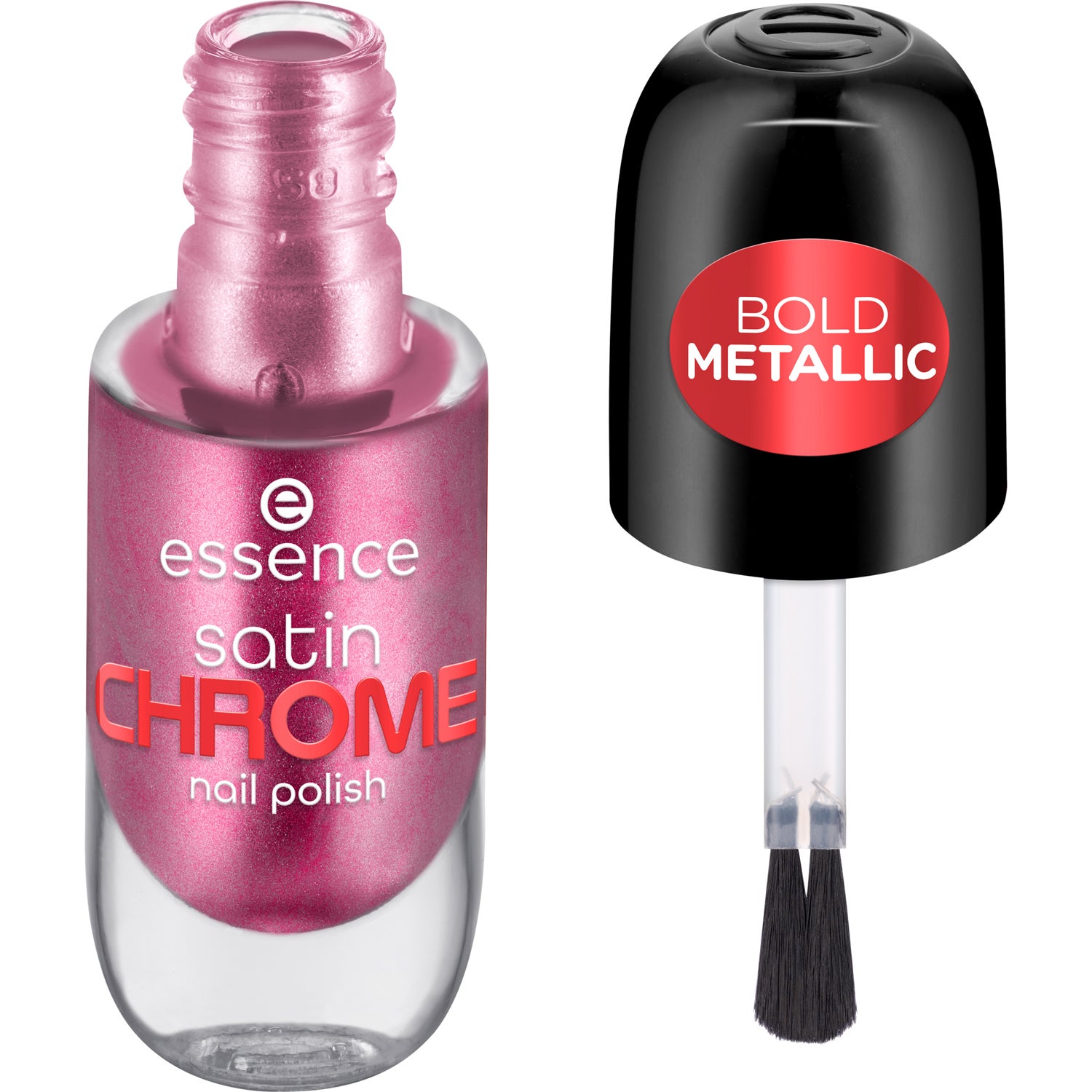 Alternativ bild 0 för essence Satin Chrome Nail Polish 03 Meta Maroon
