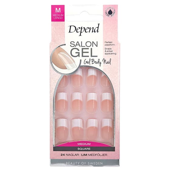 Salon Gel Rosa Square Medium