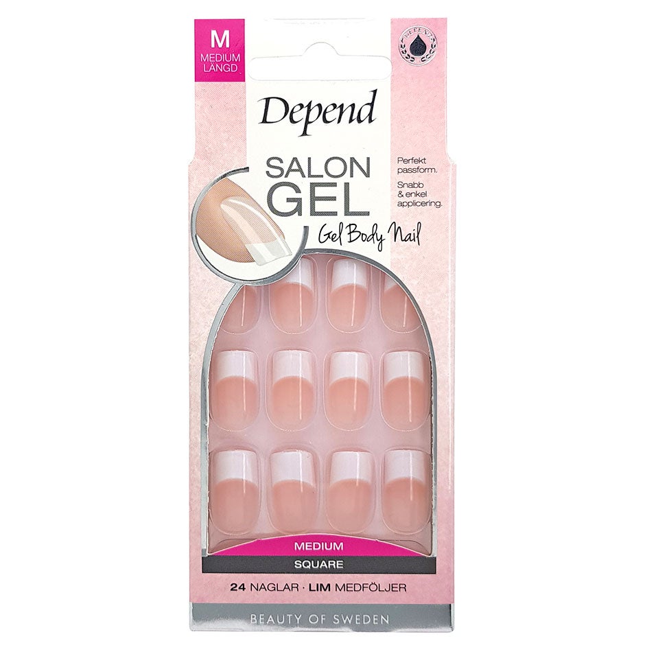 Salon Gel Rosa Square Medium