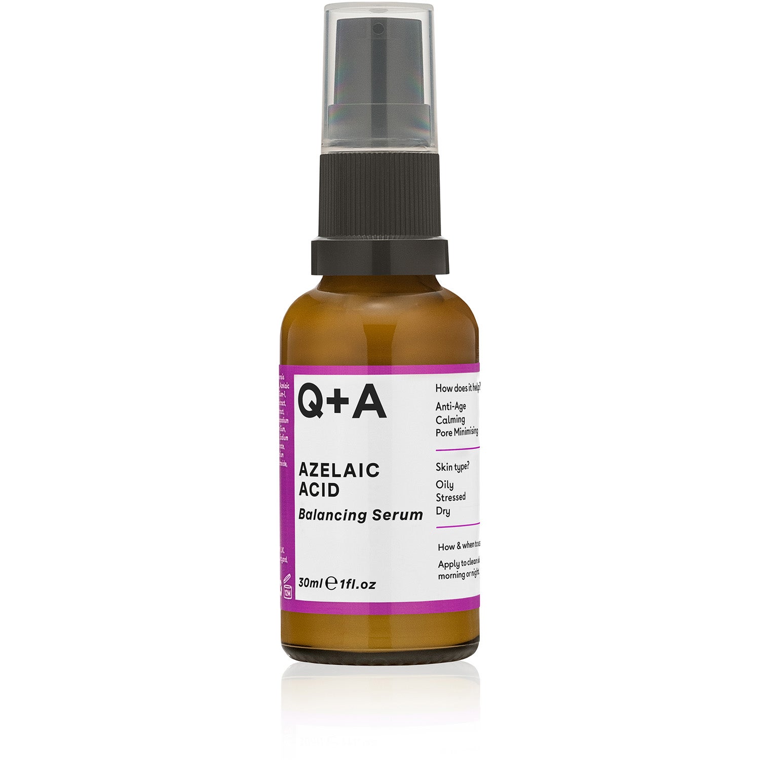 Q+A Azelaic Acid Facial Serum 30 ml billede