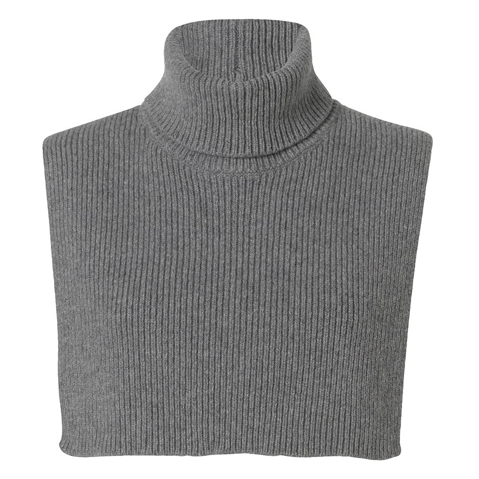 Becksöndergaard Colby Bib Neck Grey Melange