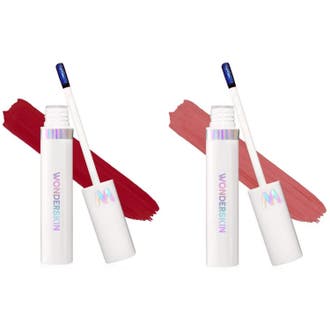 Wonder Blading Lip Stain Masque Burgundy & Warm Rose Duo