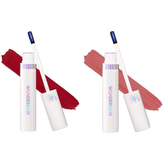 Wonder Blading Lip Stain Masque Burgundy & Warm Rose Set