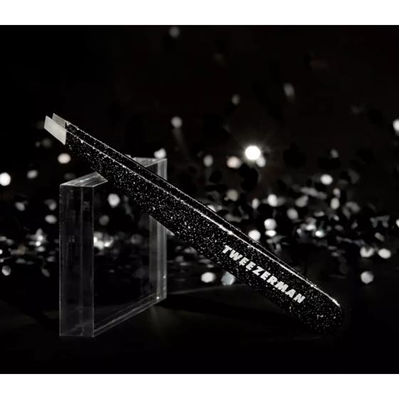 Slant Tweezer Sparkling Black Anniversary