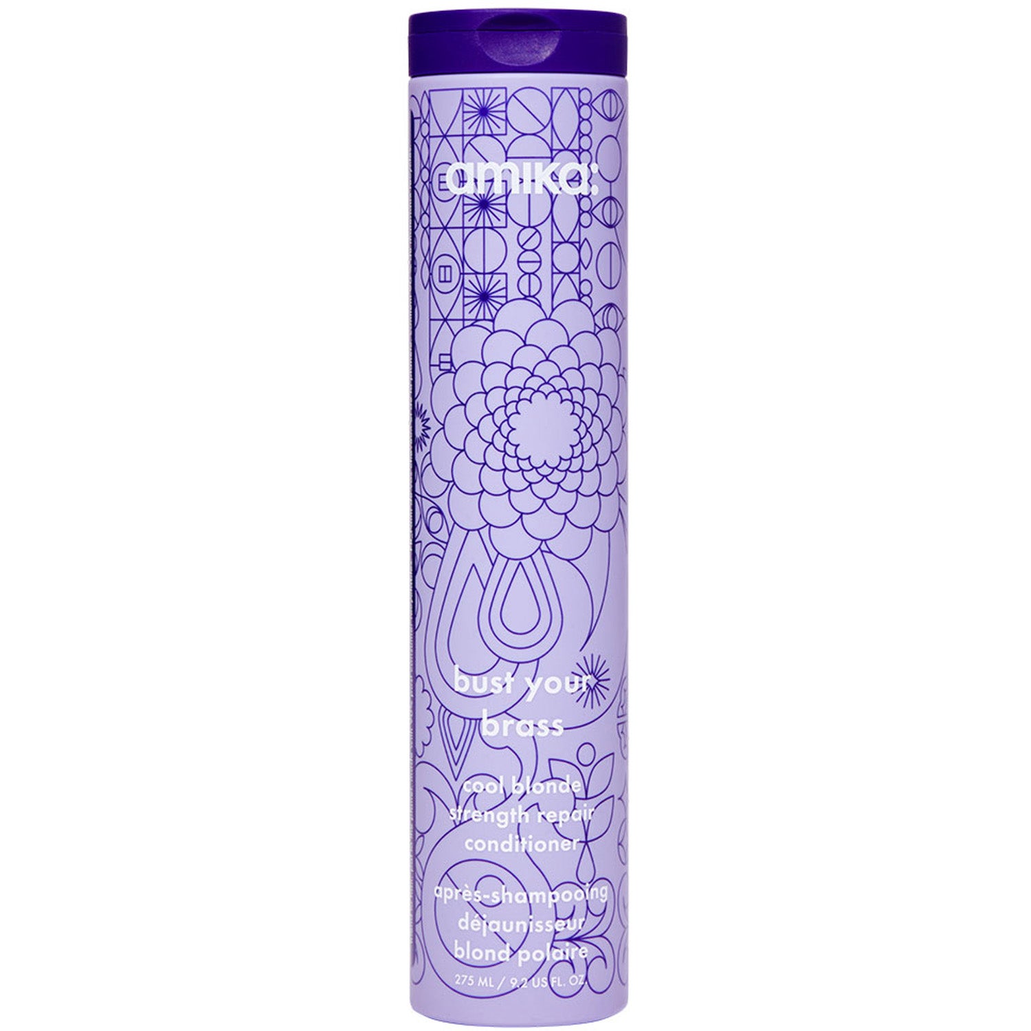 Amika Bust Your Brass Cool Blonde Repair Conditioner Conditioner - 275 ml billede