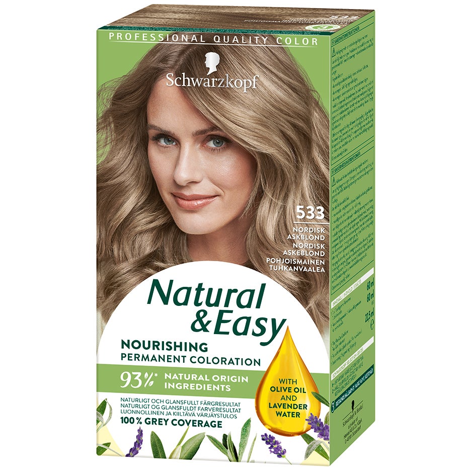 Schwarzkopf Natural & Easy 533 Nordisk Askblond - 1 pcs