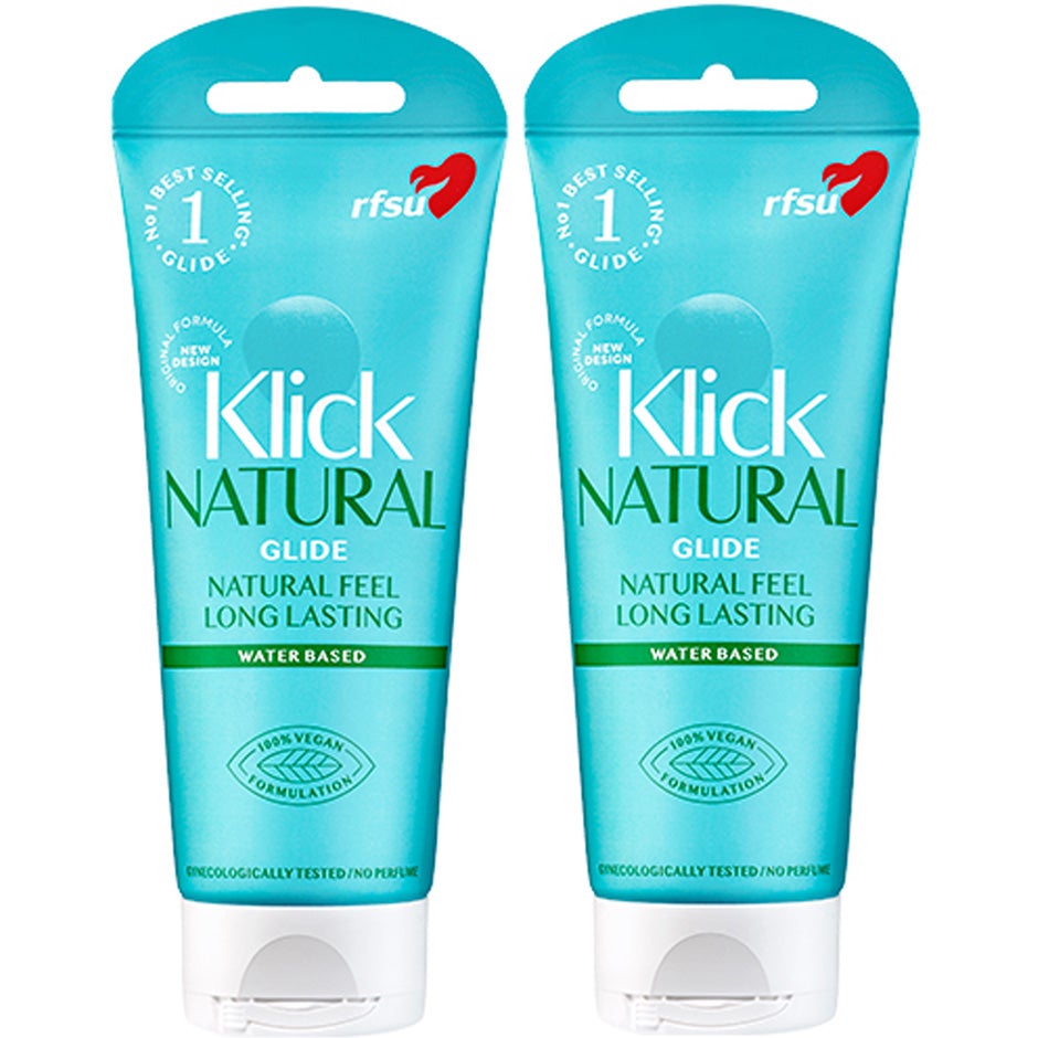 RFSU Klick Natural Glide Duo 2 x 100ml - 200 ml billede