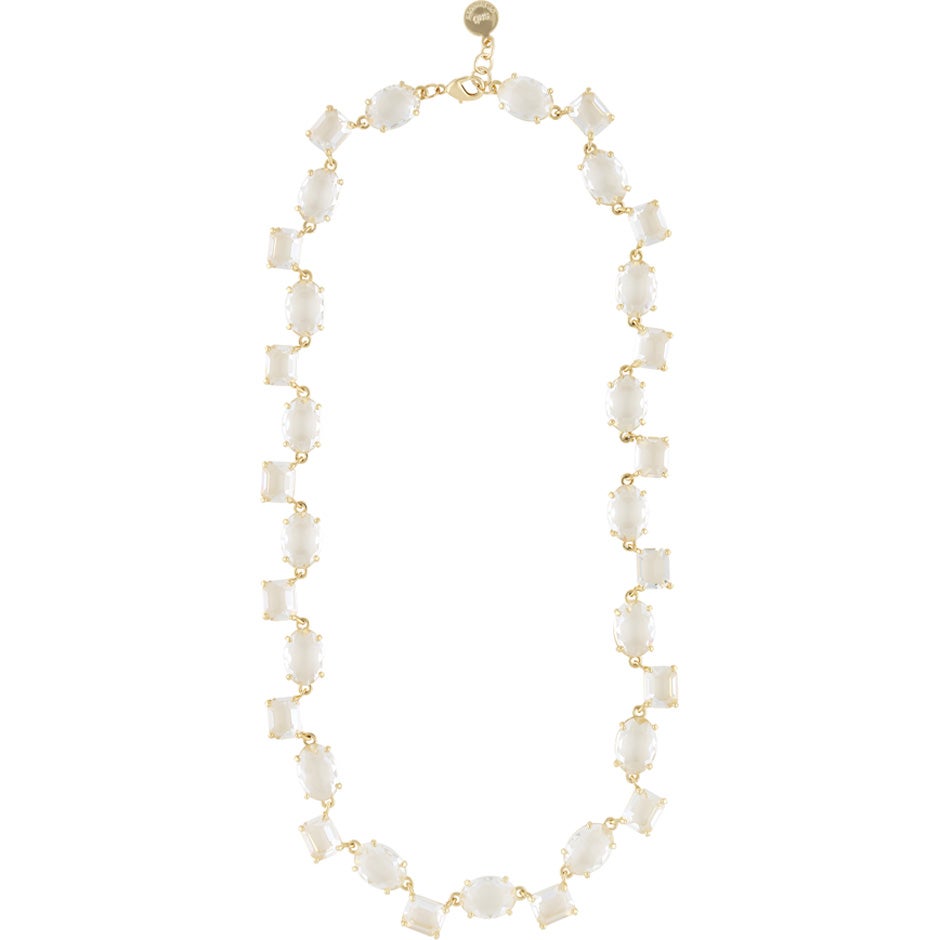Snö of Sweden Saturday neck 45 gold/clear halsband dam