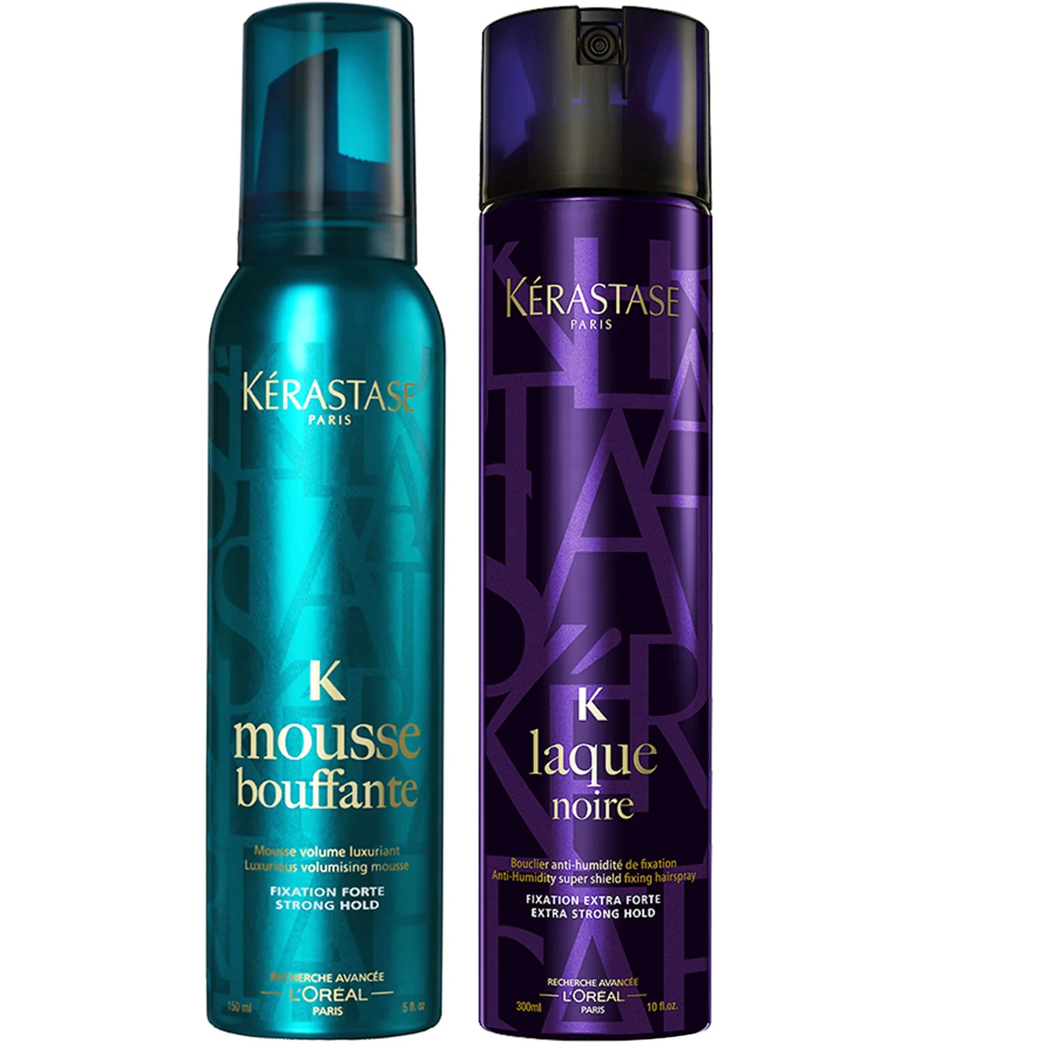 Mousse Bouffante & Laque Noire Hairspray