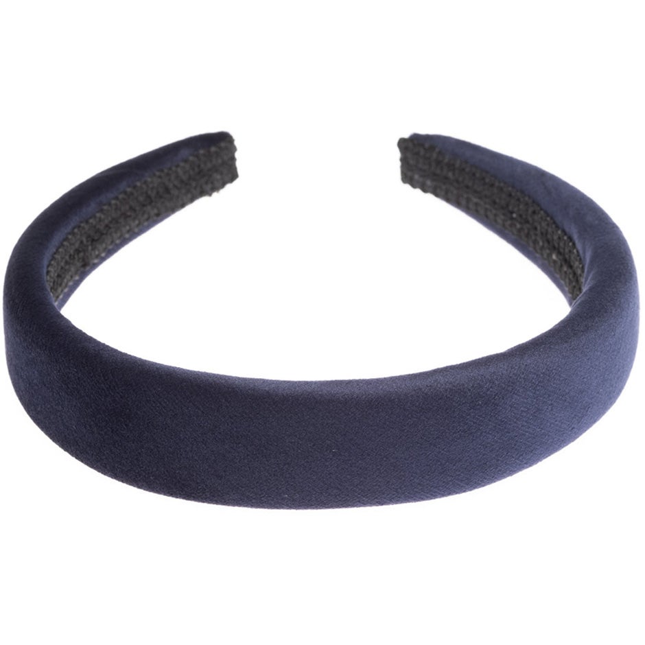 Produktfoto för Dark Velvet Hair Band Broad Navy Blue - pcs 1