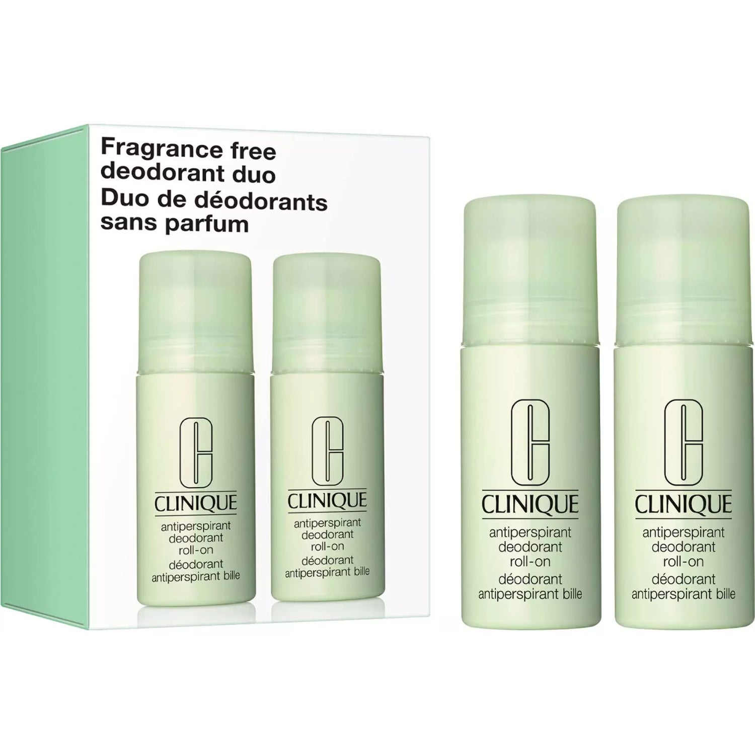 Clinique Fragrance Free Deoderant Duo kroppsspray & deo herr