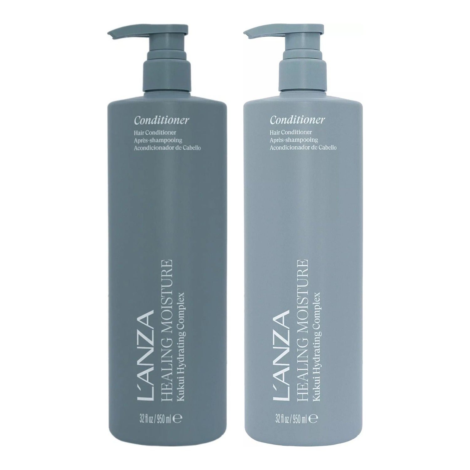 L'ANZA Healing Moisture Duo Shampoo 950 ml & Conditioner 950 ml - 1900 ml billede