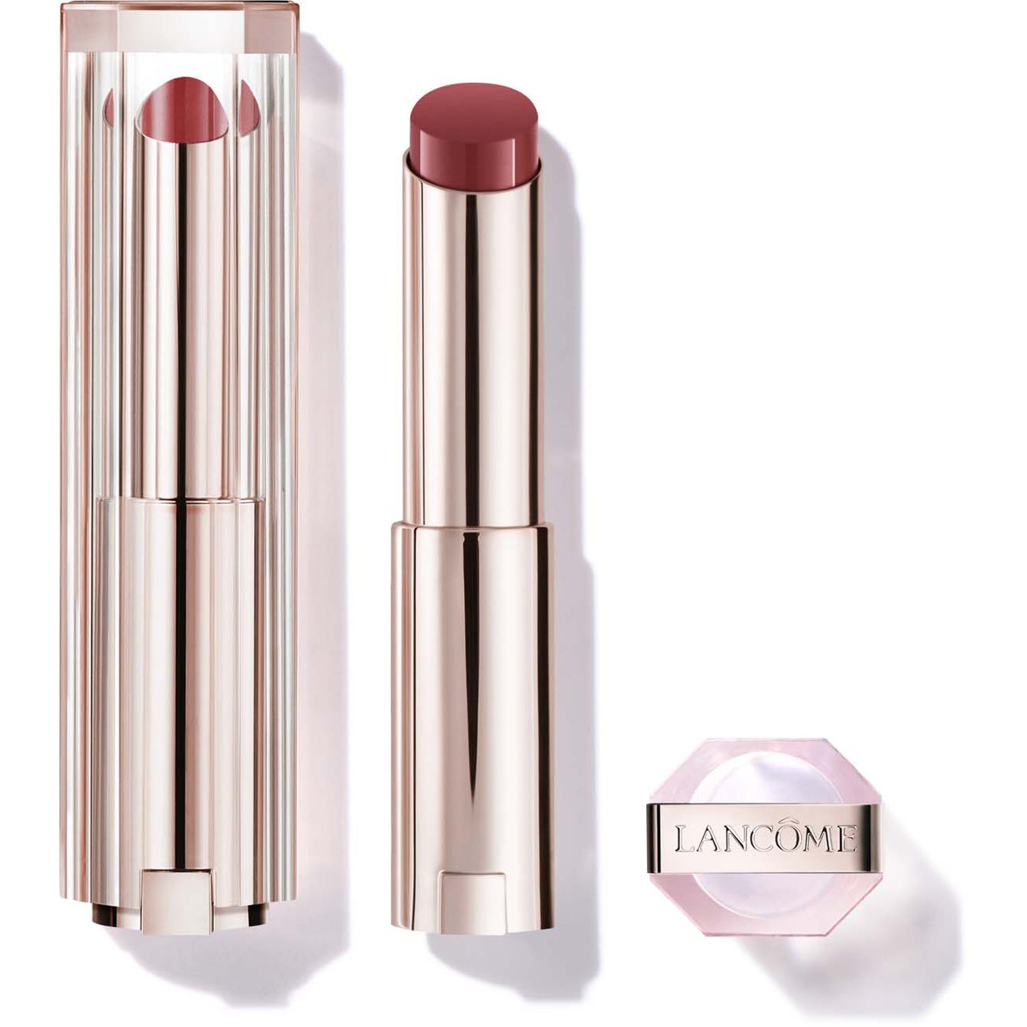 Lancôme Lip Idôle Squalane-12 Butterglow Glowy Color Balm Sheik"s rosy nude 50 - 3 g'