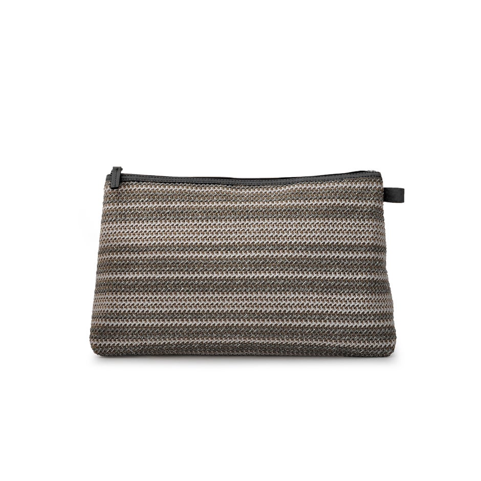 Ceannis Cosmetic Large Silver Straw 34x20.5x9 cm