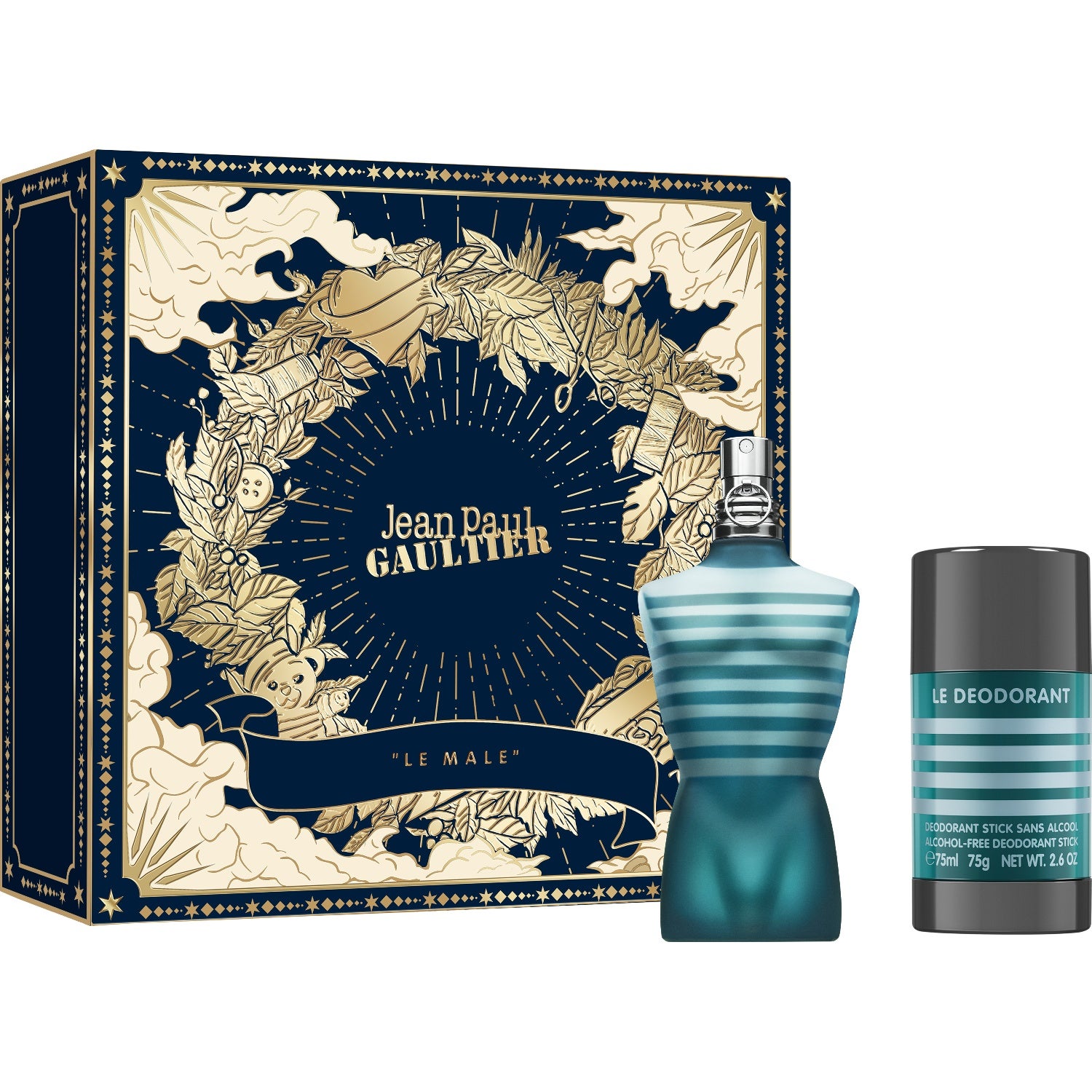 JEAN PAUL GAULTIER Le Male + Deo Stick Eau de Toilette 2 pcs herr