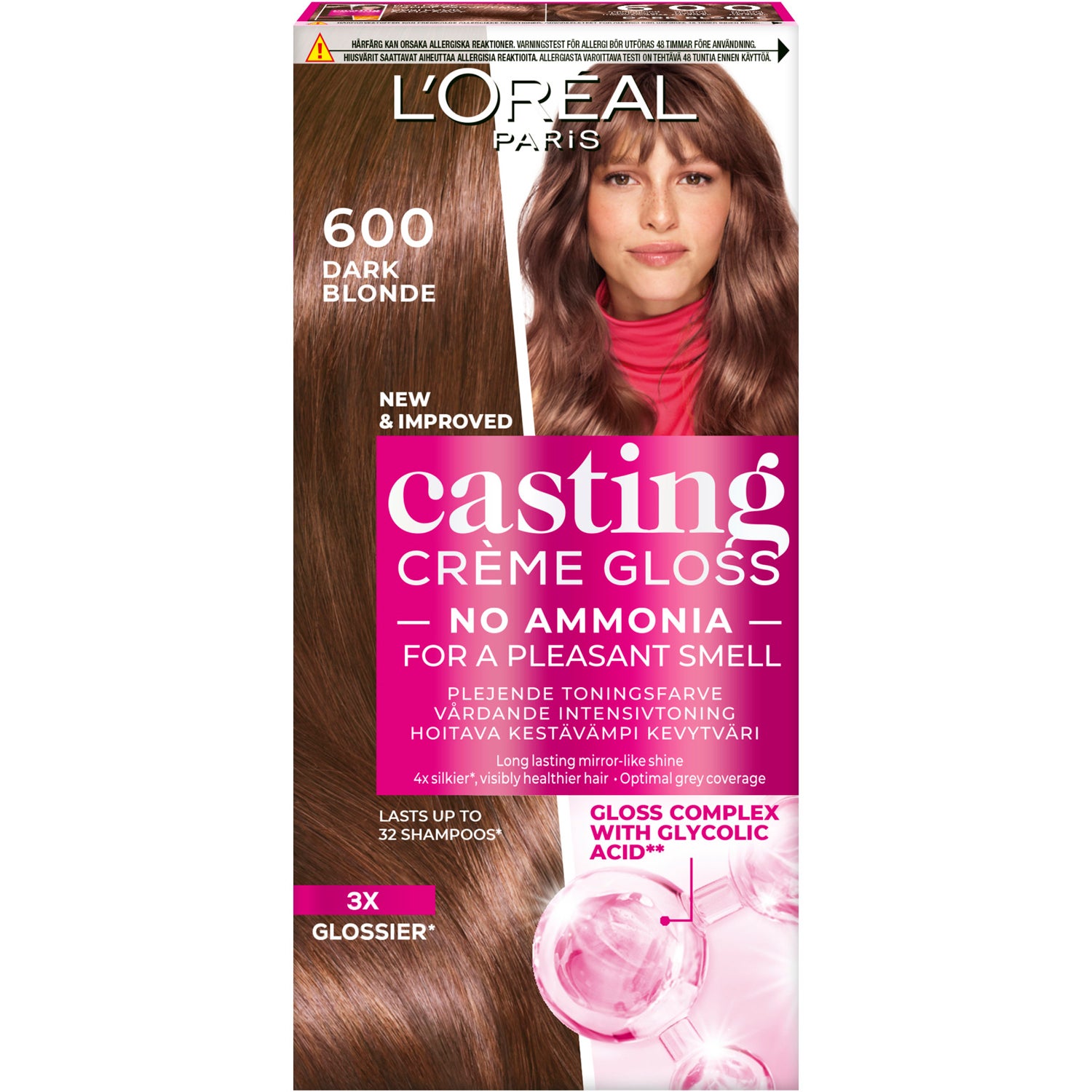 L'Oréal Paris Casting Crème Gloss 600 Mörkblond, Dark Blonde L'Oréal Paris Färg