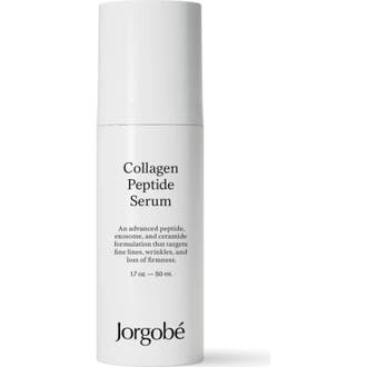Jorgobé Multi-Peptide Filler Serum 50 ml udglattende ansigtsserum mod rynker i hvid minimalistisk pumpeflaske