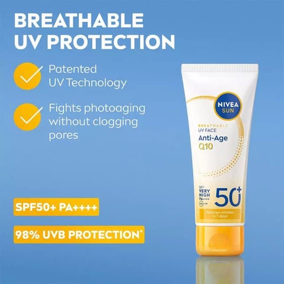 UV Face Anti-Age Q10 Cream SPF 50+