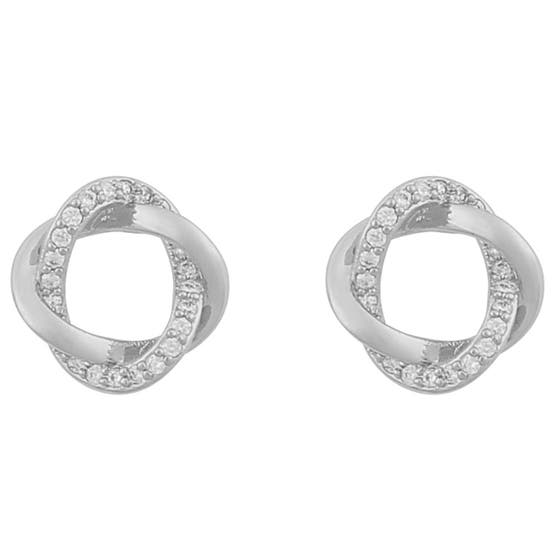 Bree twist ear silver/clear