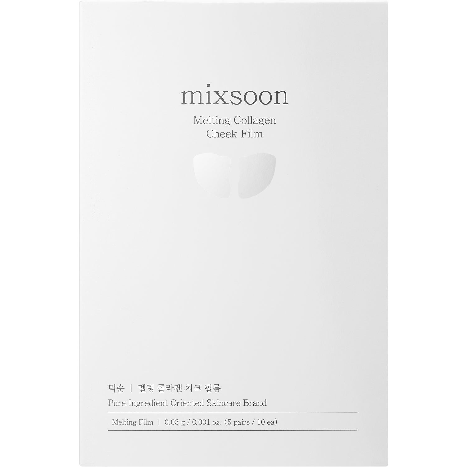 Mixsoon Melting Collagen Cheek Film 5 pcs billede