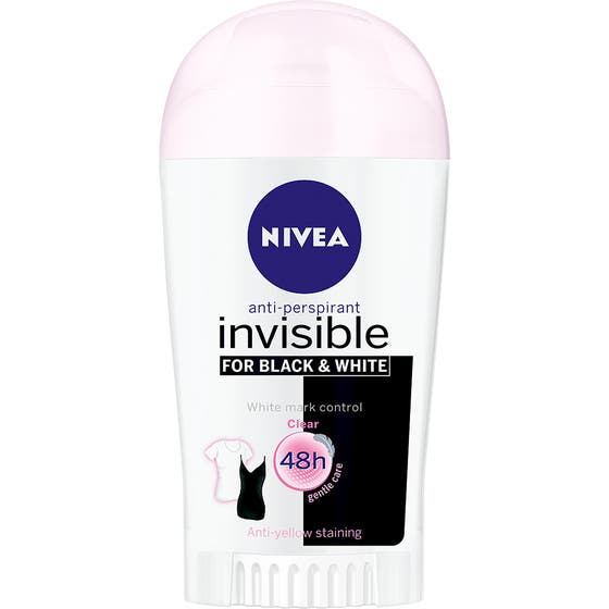 Invisible Black & White Clear