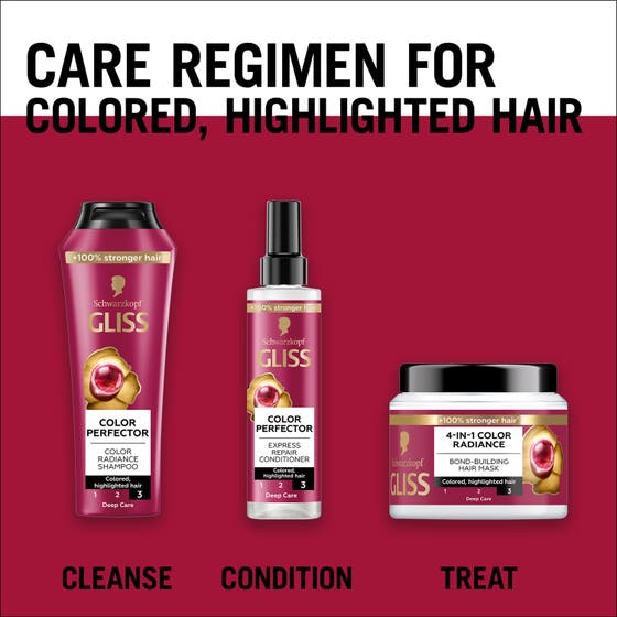 Gliss 4-In-1 Color Radiance Bond-Building Hair Mask