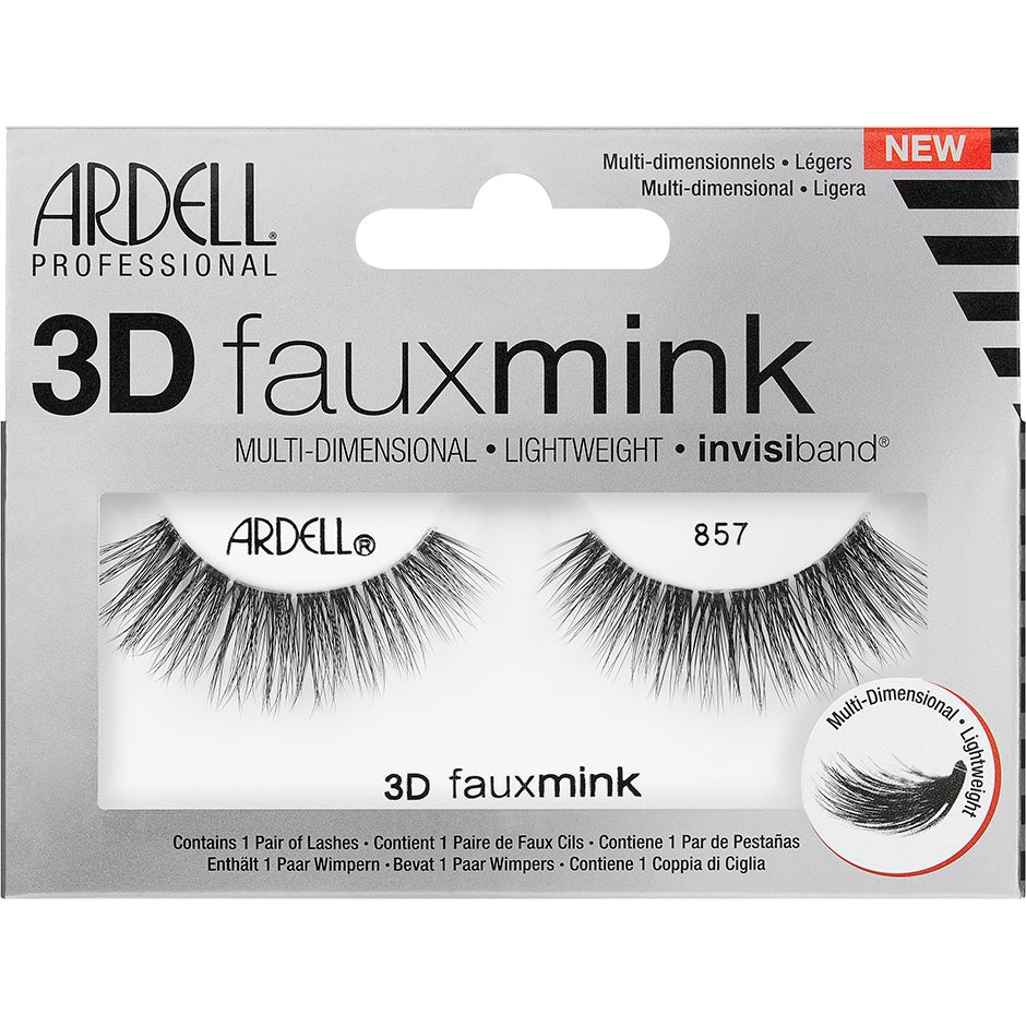 Ardell Faux Mink 3D 857 Black Eye Lashes