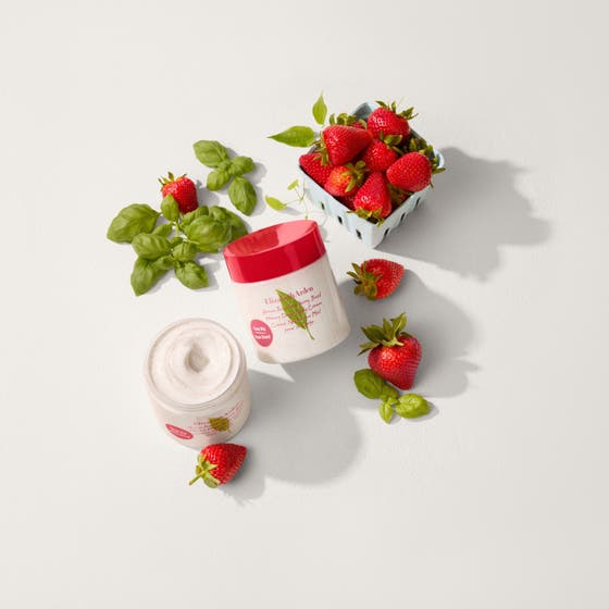 Green Tea Strawberry Basil Honey Drops Body Cream