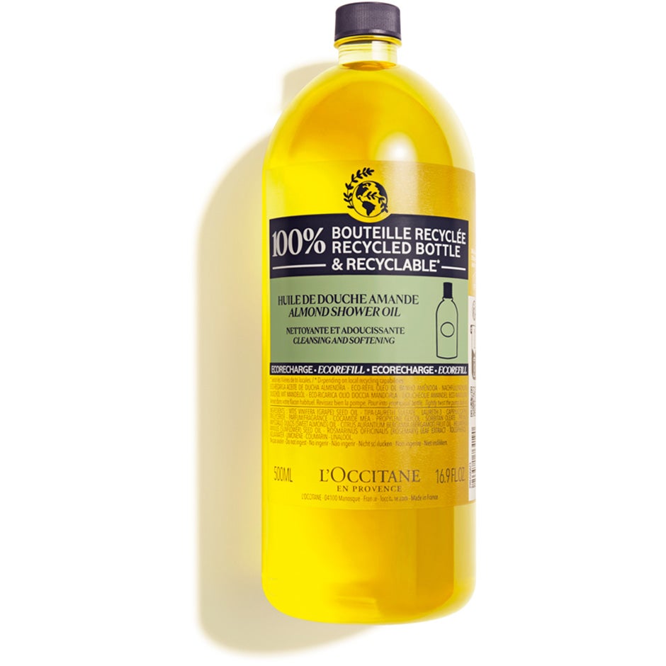 Produktfoto för L''Occitane Almond Refill, Duscholja, 500 ml, Vuxna, Unisex, Kropp, Alla hudtyper