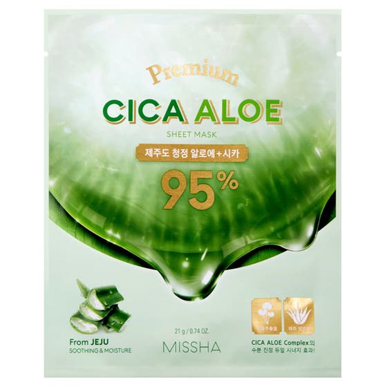 Premium Cica Aloe Sheet Mask