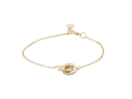 Connected Chain Brace Gold/Clear